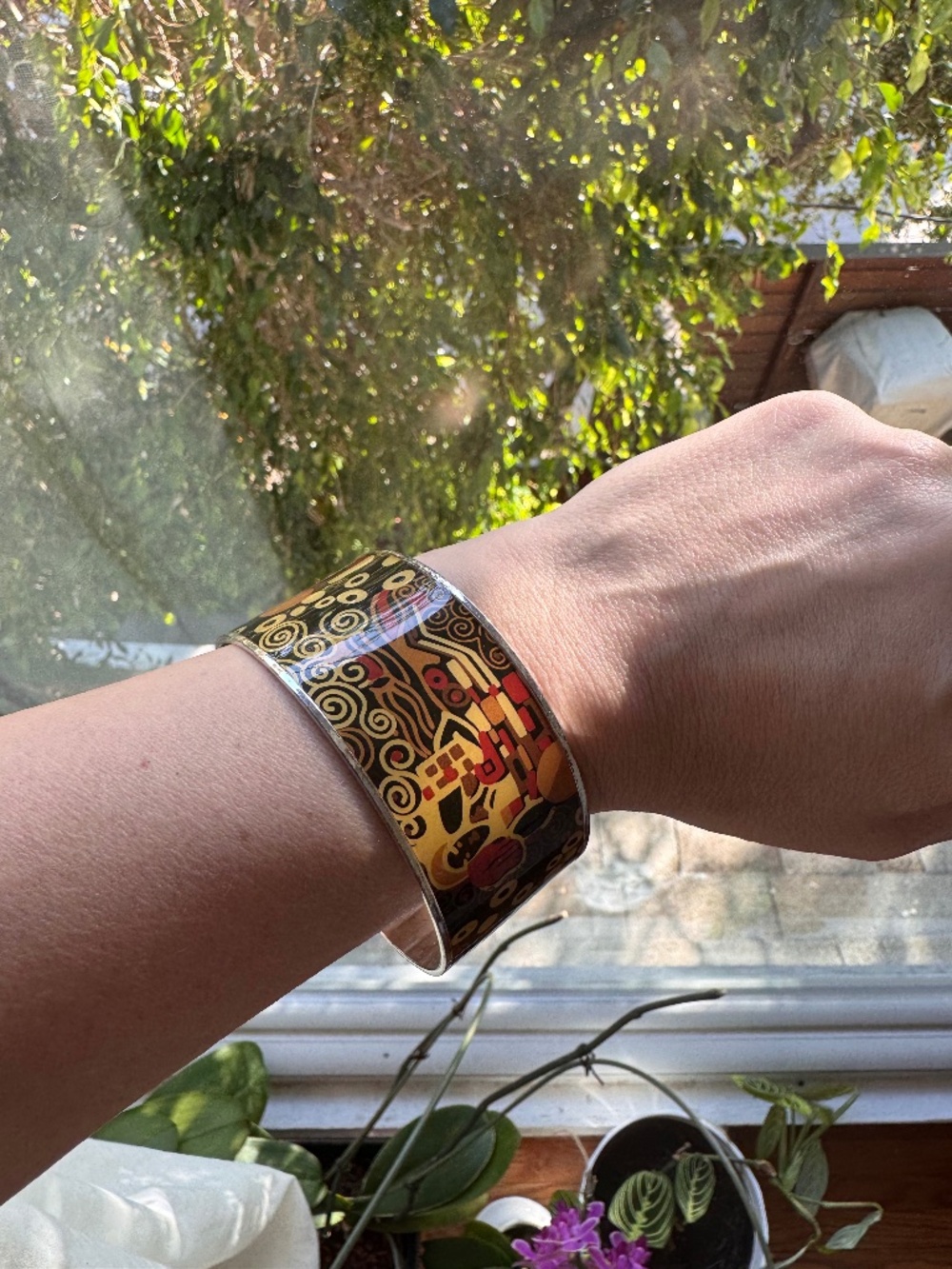 Metropolitan Museum of Art Klimt-inspired Abstract Bracelet
